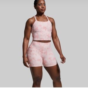 NWT Born Primitive Limitless Sports Bra Crystal Rose Size Small